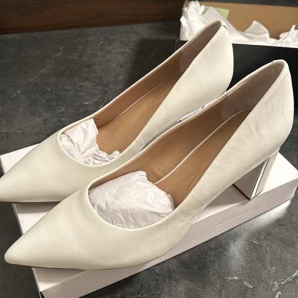 Alfani White Heels - Picture 3 of 7